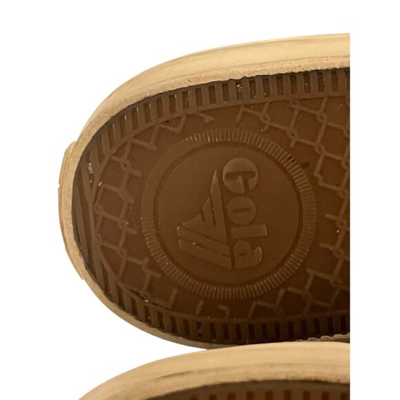 Gola Orchid II Black Low Profile Sneakers •9/ 40• Leather Shimmer Trainers - Picture 5 of 8